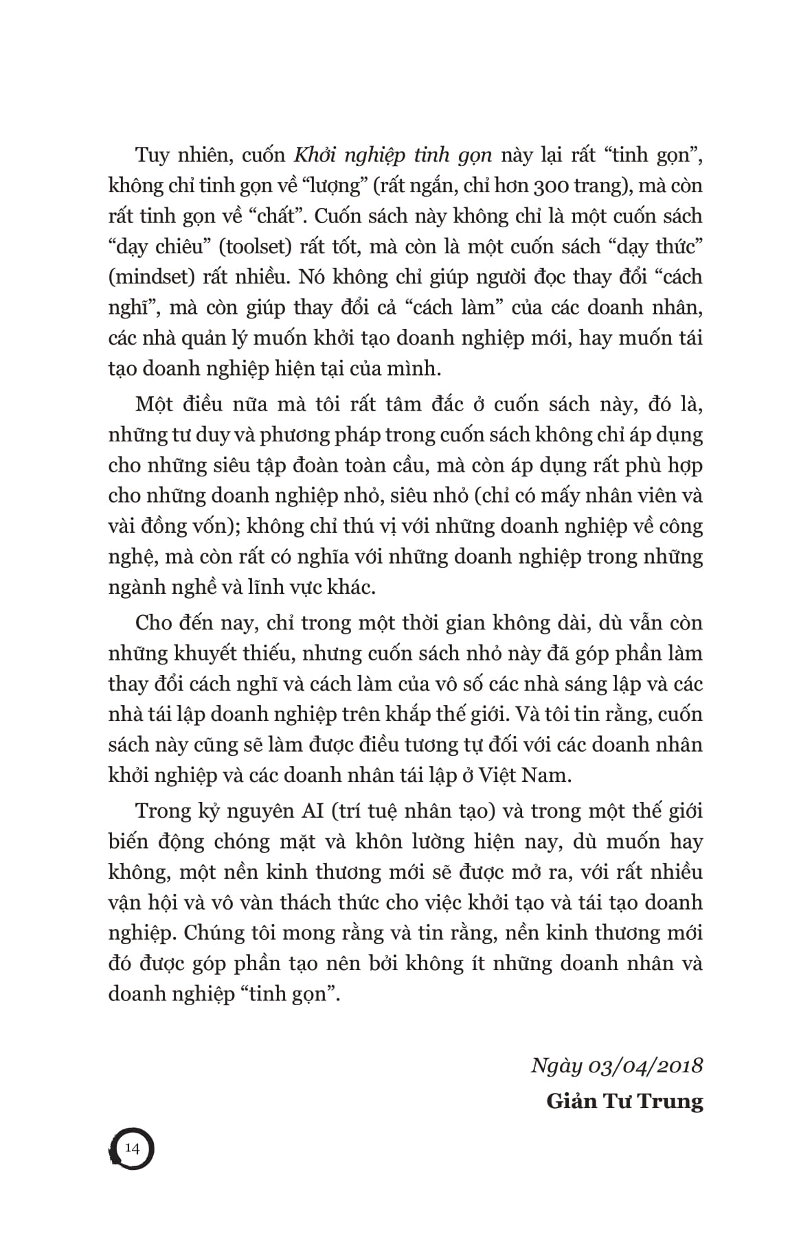 Khởi Nghiệp Tinh Gọn - The Lean Startup