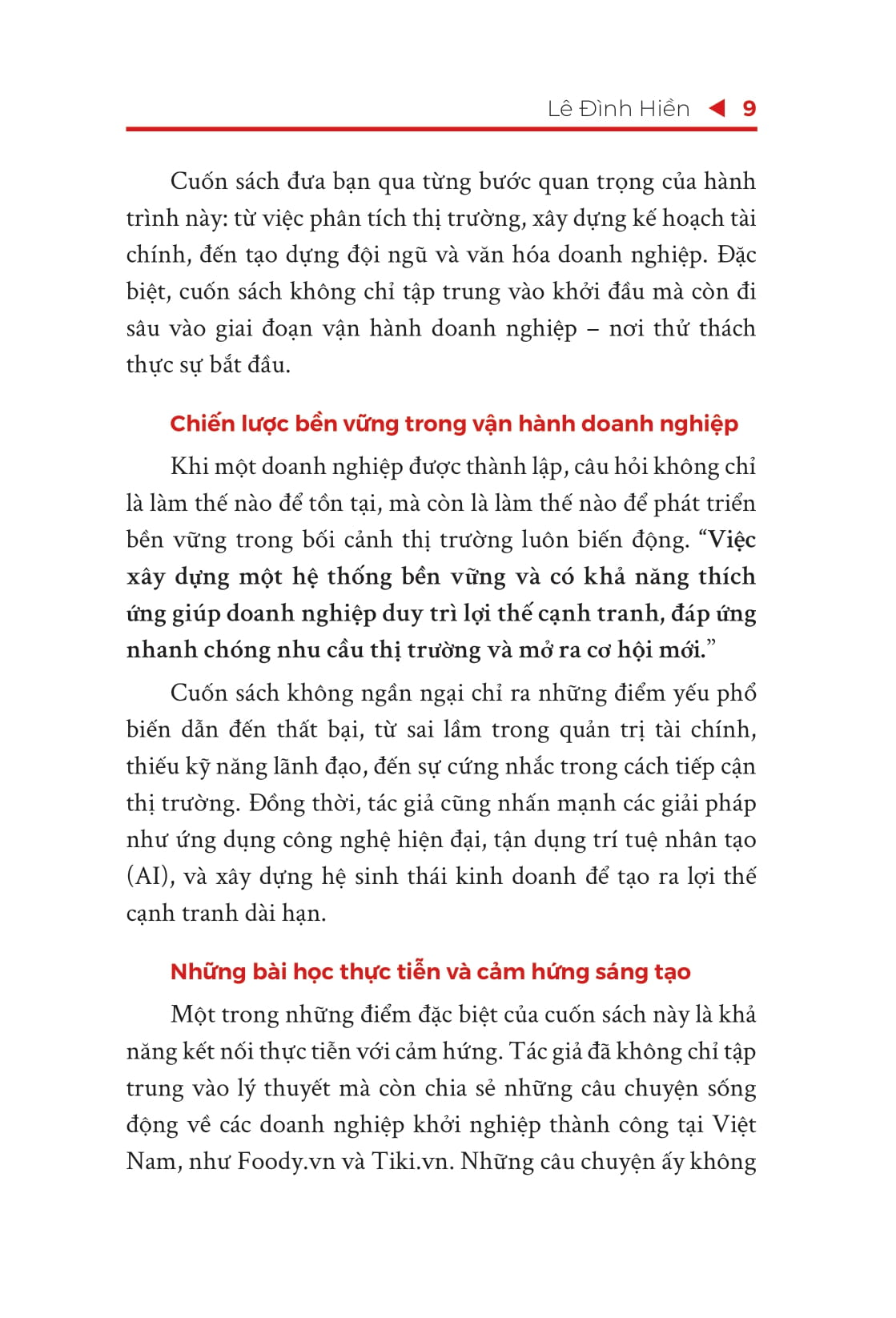 khởi nghiệp và vận hành đúng hướng