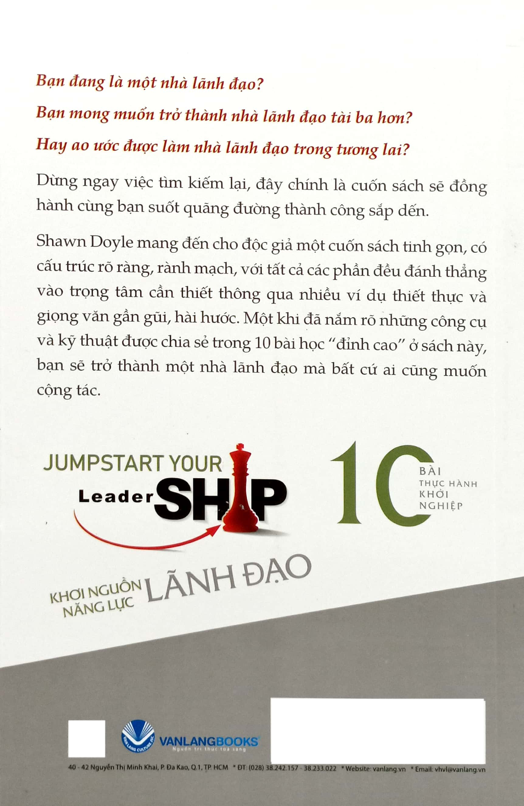 khơi nguồn năng lực lãnh đạo