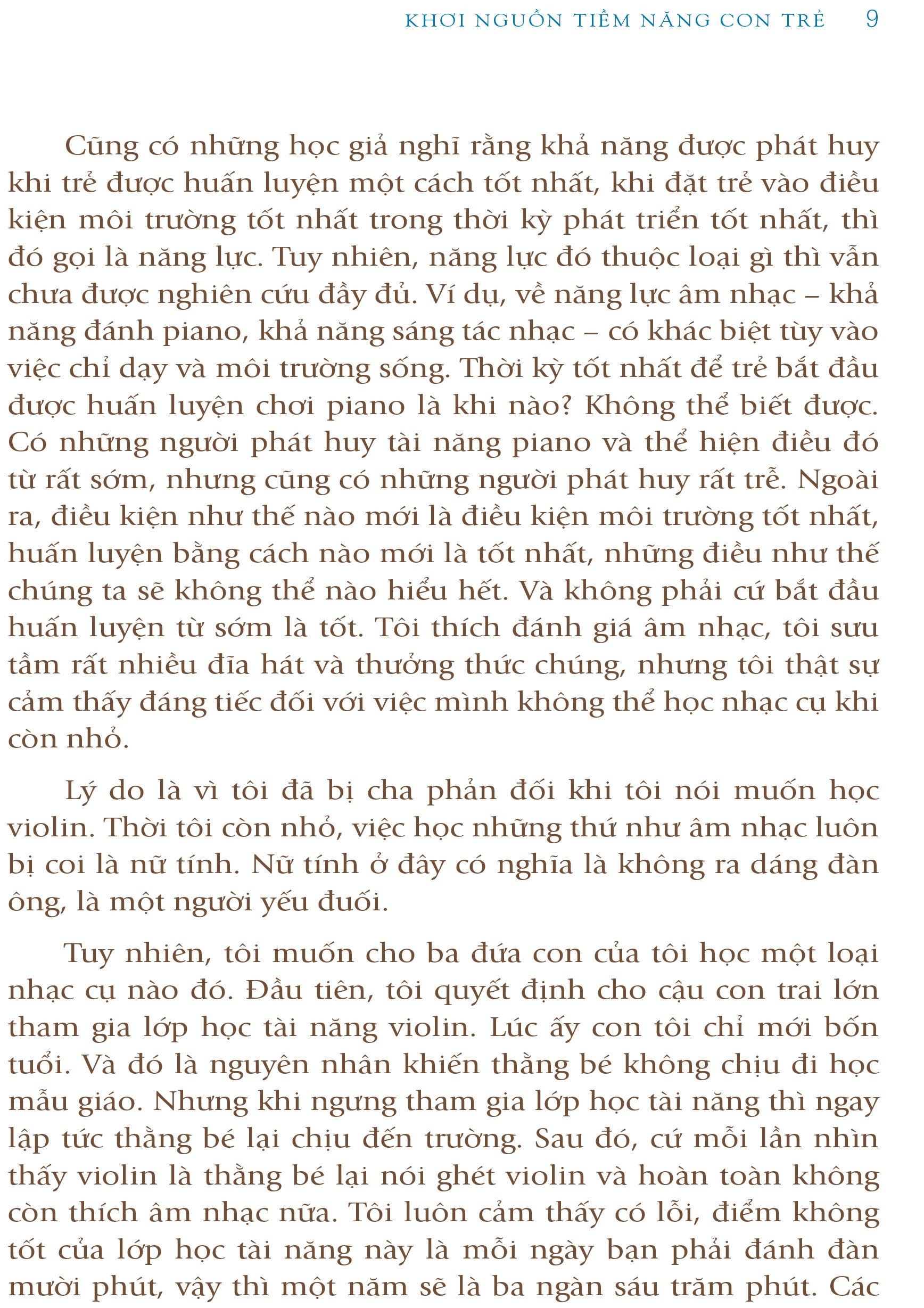 khơi nguồn tiềm năng con trẻ