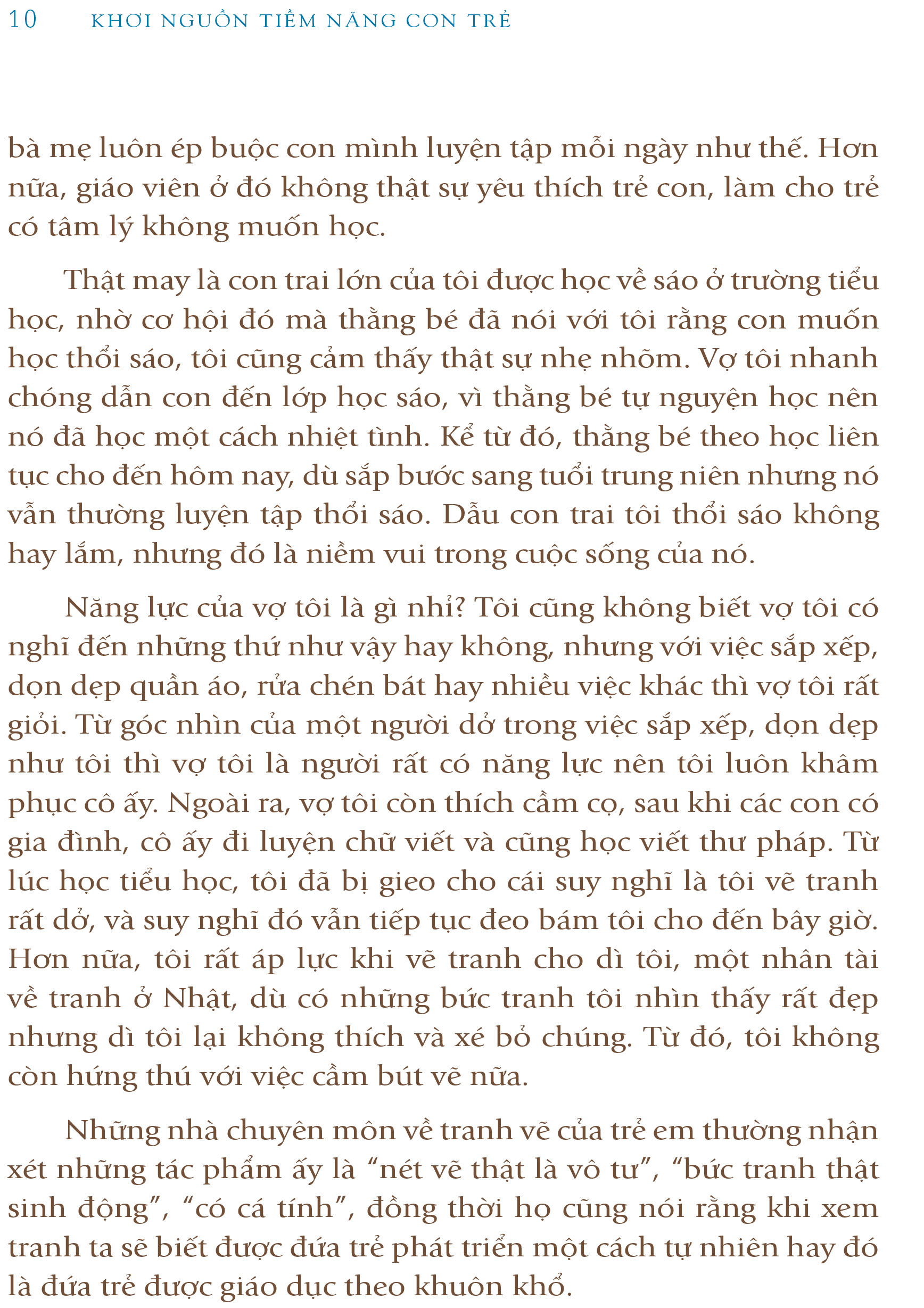 khơi nguồn tiềm năng con trẻ