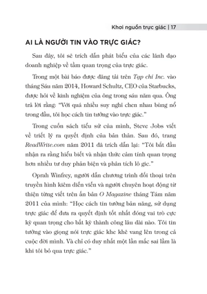 khơi nguồn trực giác