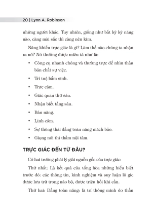 khơi nguồn trực giác