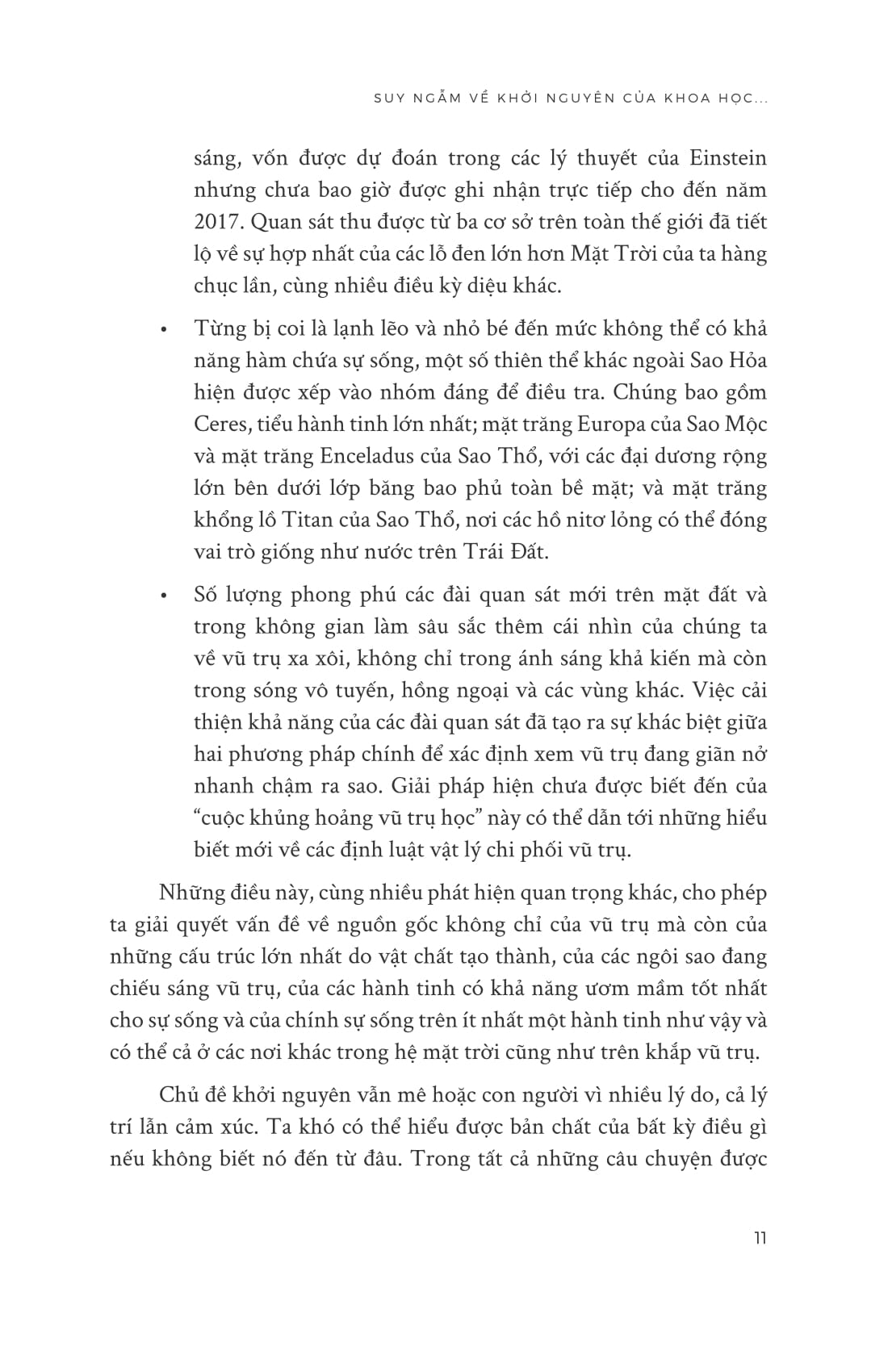 khởi nguyên của vũ trụ - lịch sử 14 tỉ năm tiến hóa