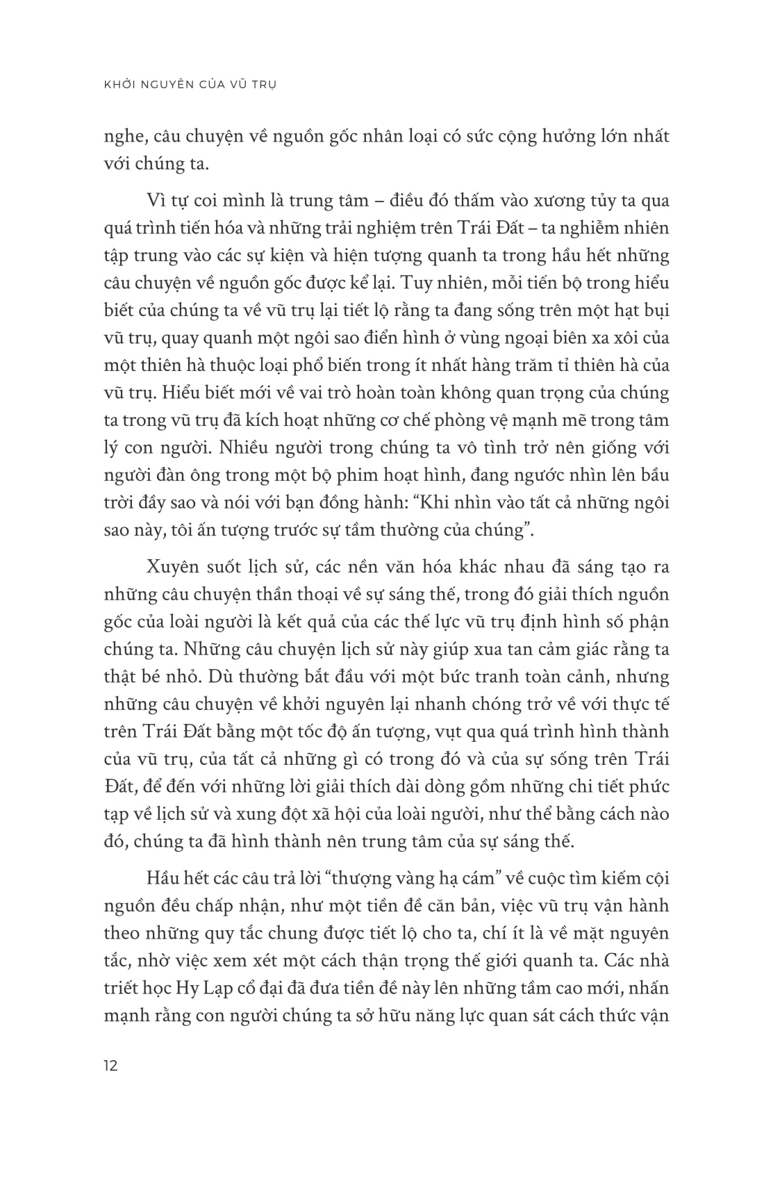 khởi nguyên của vũ trụ - lịch sử 14 tỉ năm tiến hóa