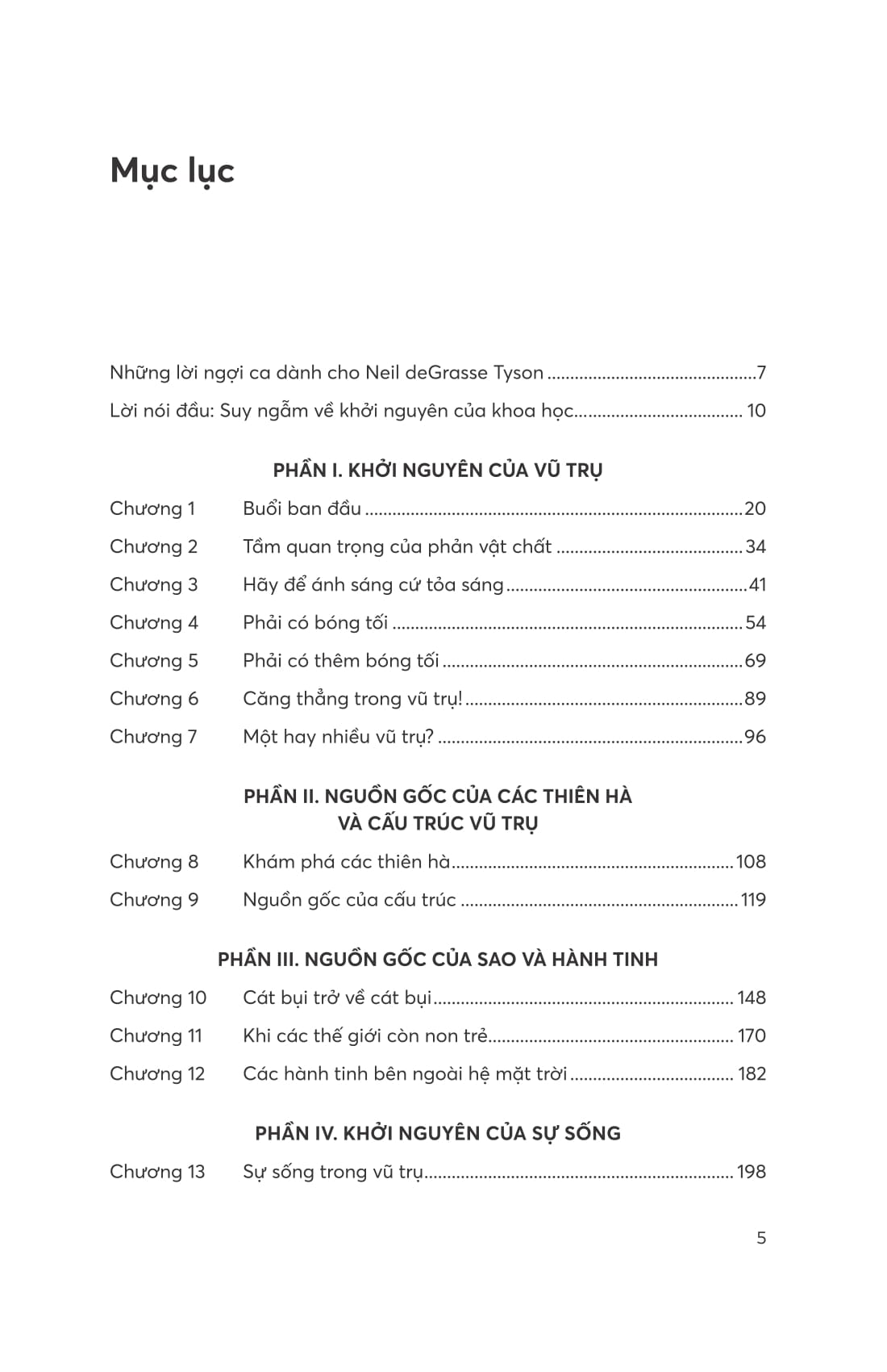 khởi nguyên của vũ trụ - lịch sử 14 tỉ năm tiến hóa