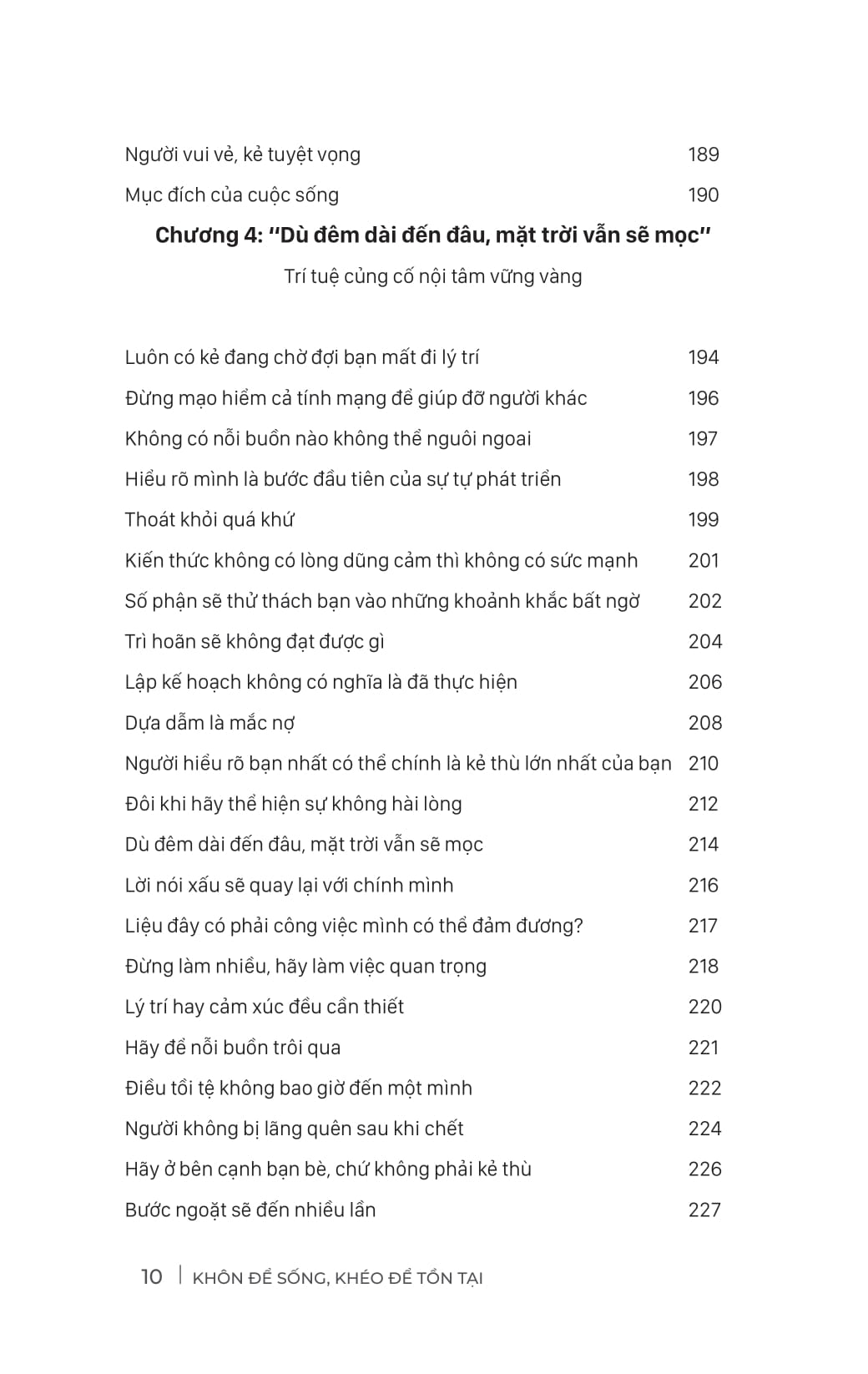 Khon De Song - Kheo De Ton Tai - 198 Bi Kip Sinh Ton Giua Van Bien Cuoc Doi