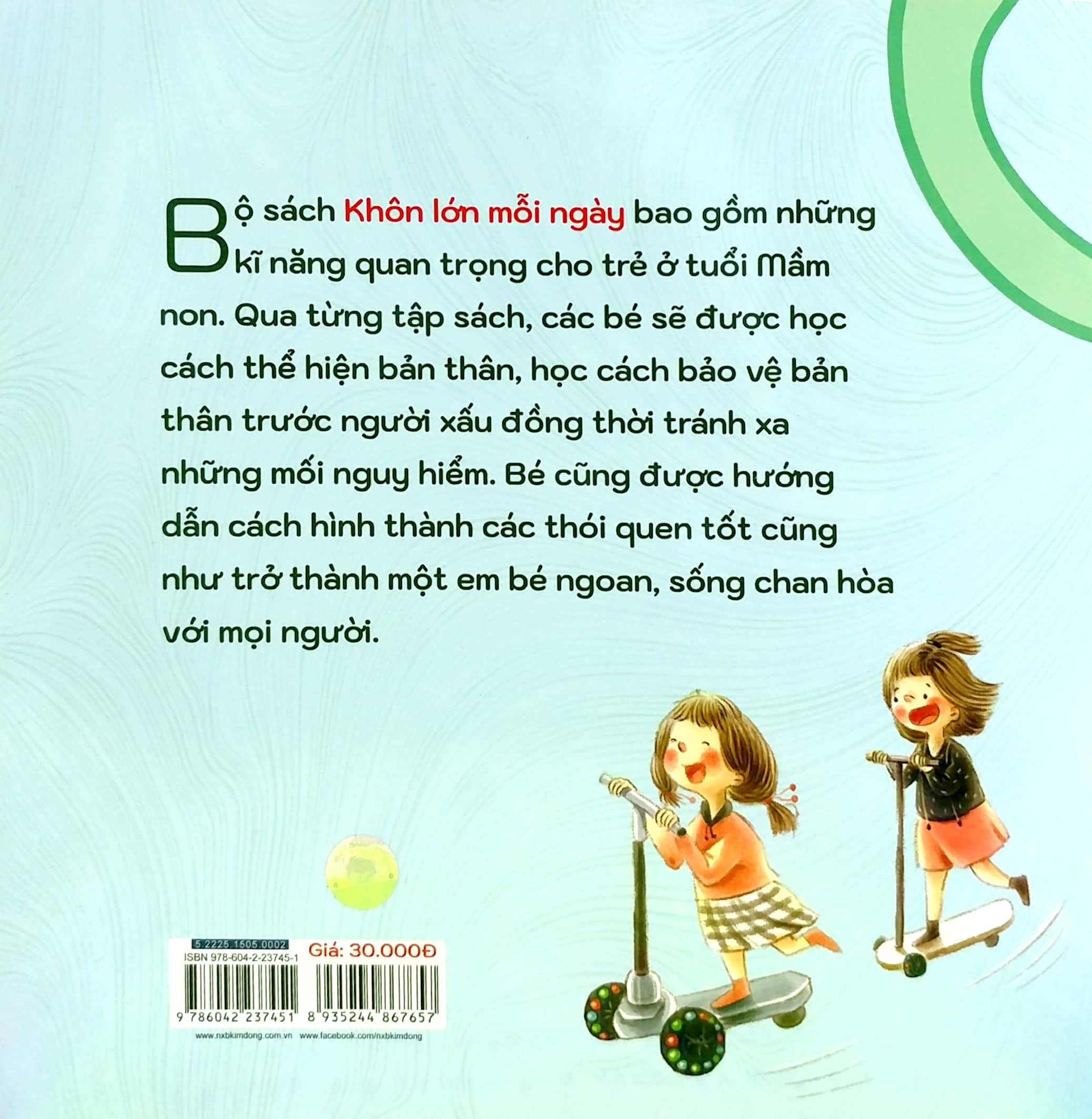 khôn lớn mỗi ngày - con là em bé ngoan - học cách quản lí hành vi