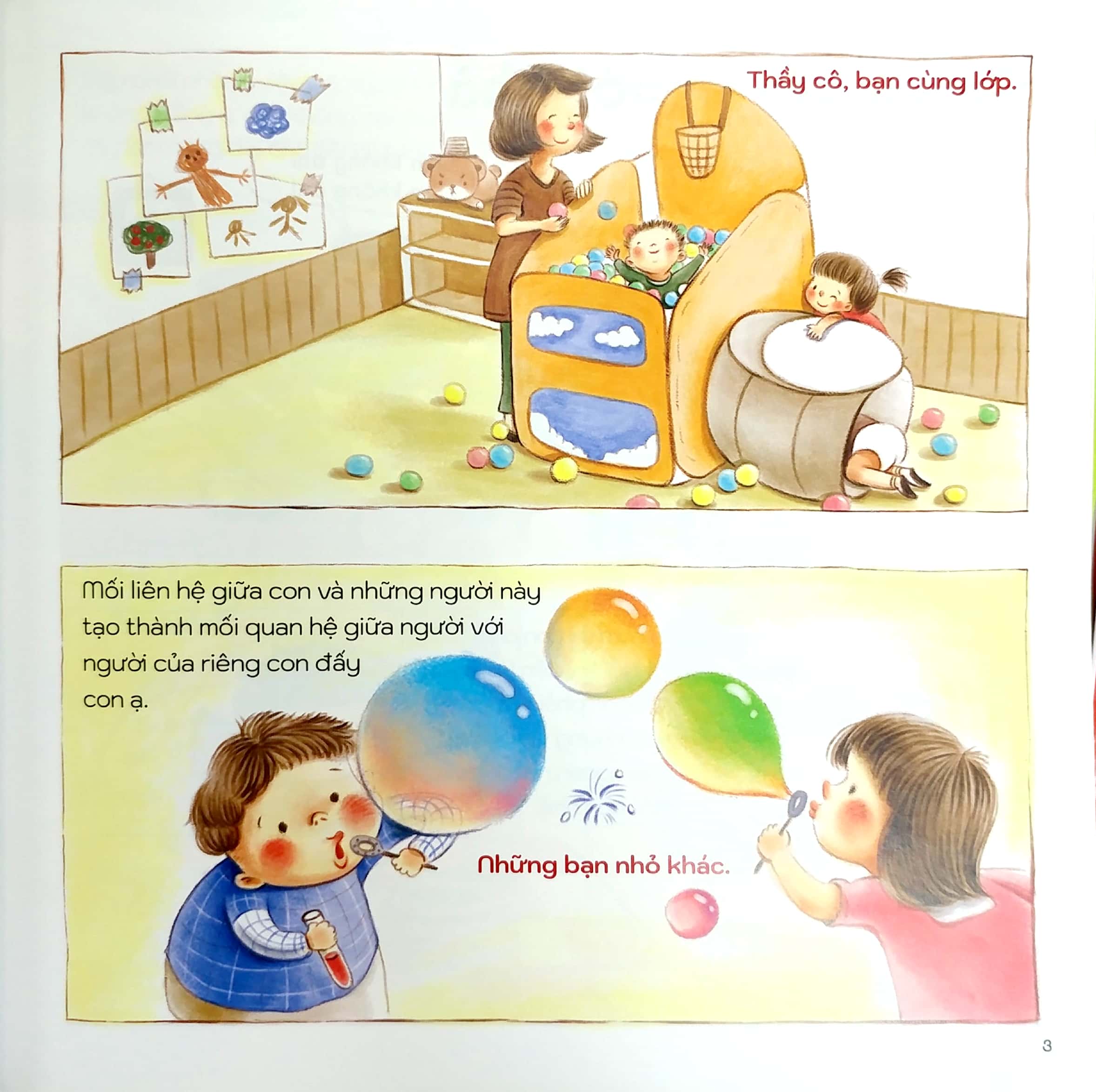 khôn lớn mỗi ngày - con sống chan hòa với mọi người - học cách giao tiếp