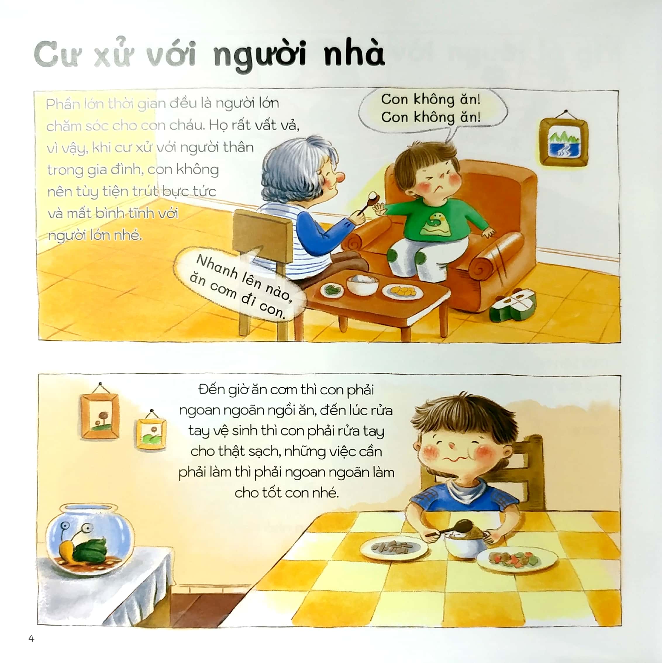 khôn lớn mỗi ngày - con sống chan hòa với mọi người - học cách giao tiếp