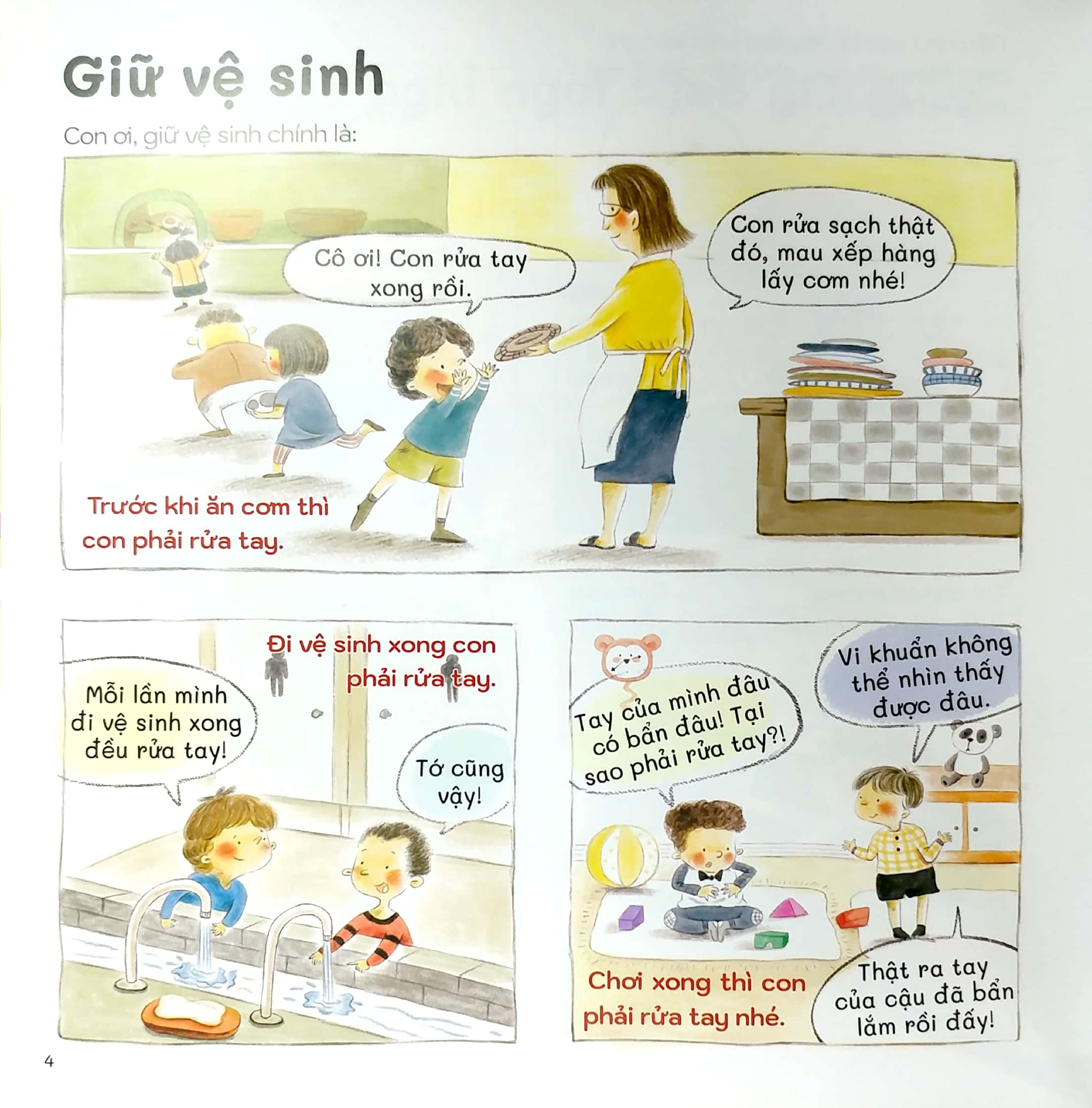 khôn lớn mỗi ngày - thói quen tốt của con - hình thành thói quen cho bé