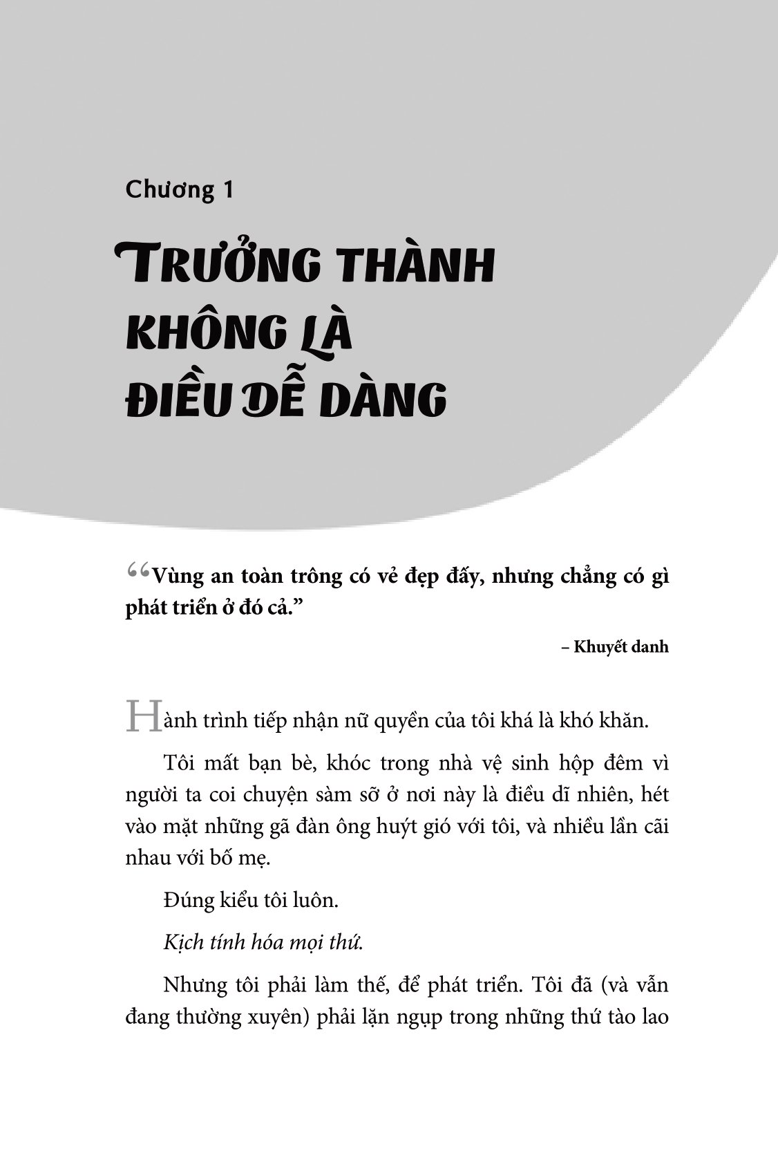 không ai nợ bạn sự xinh đẹp