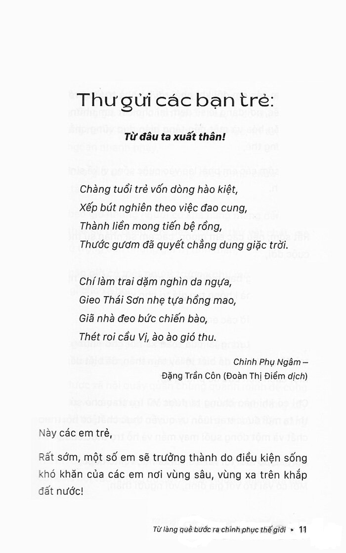 không có đỉnh quá cao - từ làng quê bước ra chinh phục thế giới