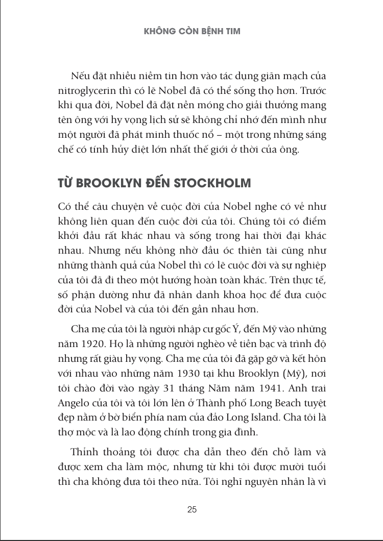 không còn bệnh tim