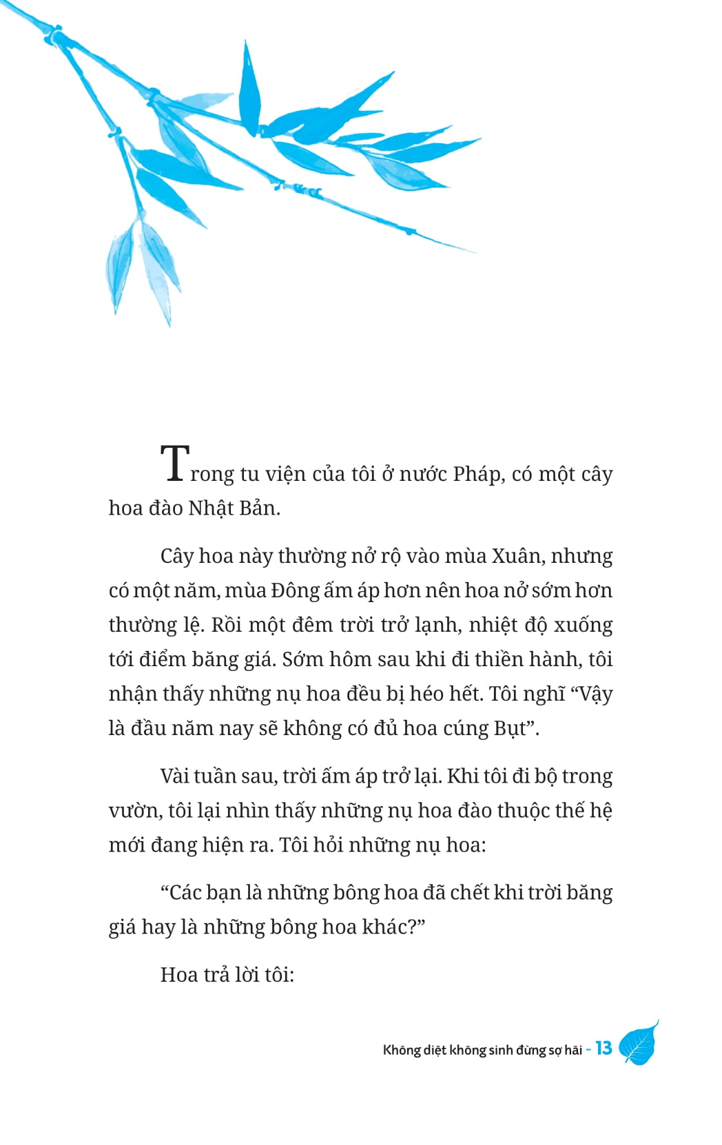 không diệt không sinh đừng sợ hãi (tái bản 2022)