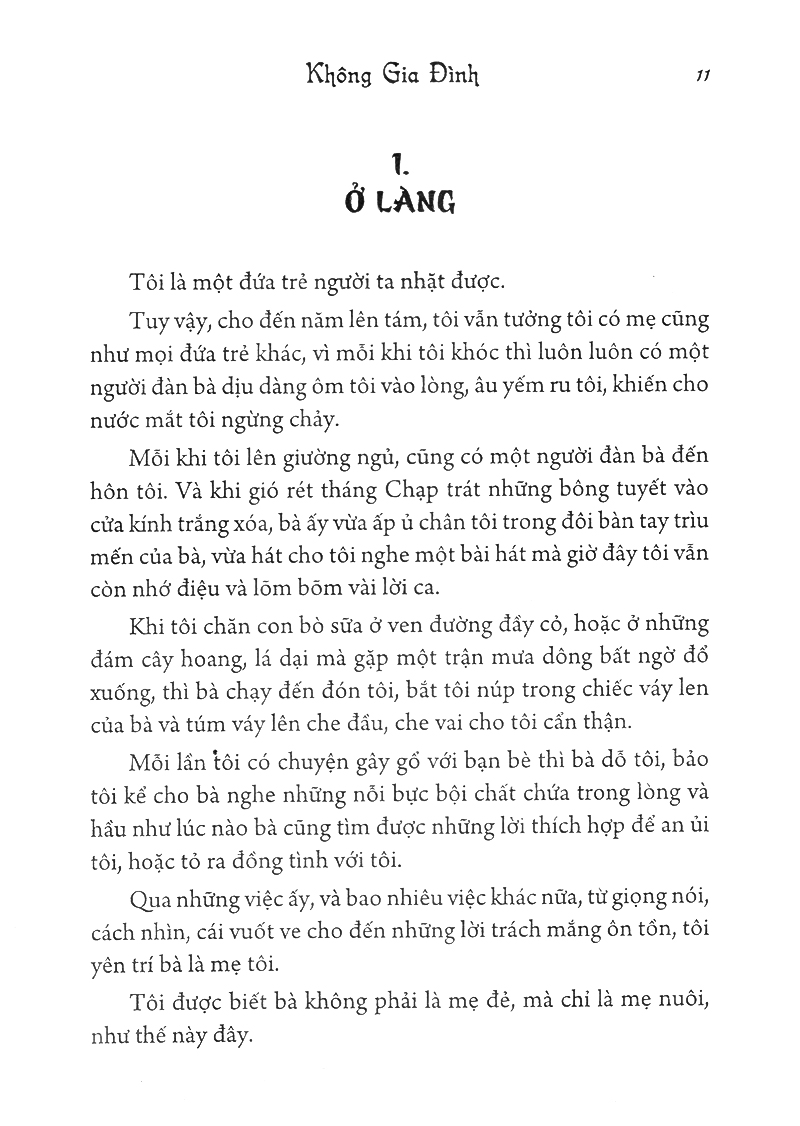 không gia đình - bìa cứng