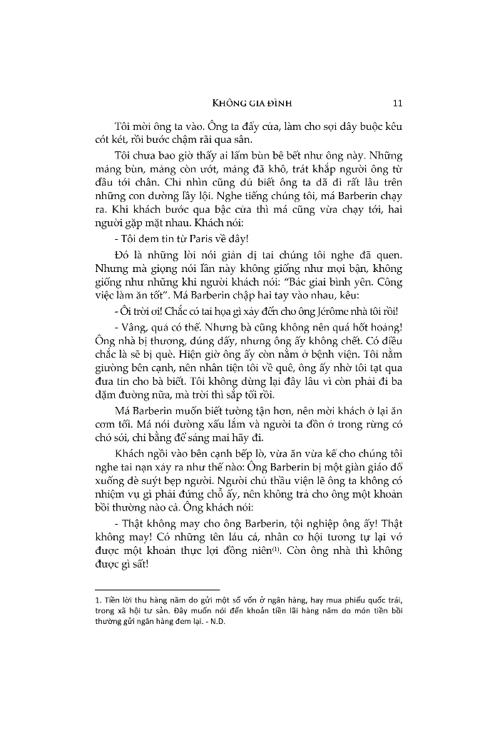 không gia đình - bìa cứng (tái bản 2023)