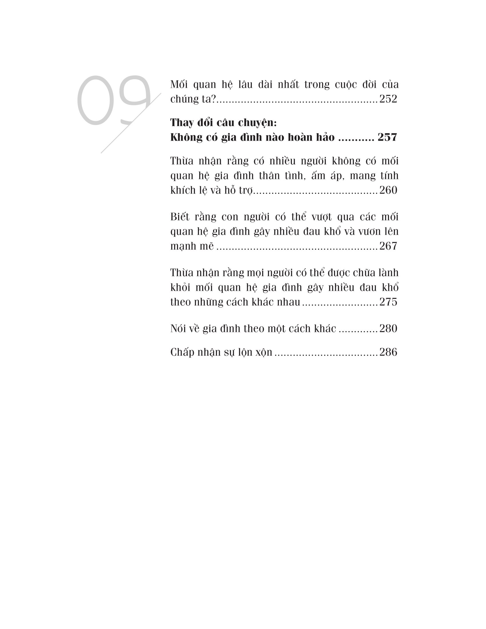 không gia đình nào hoàn hảo