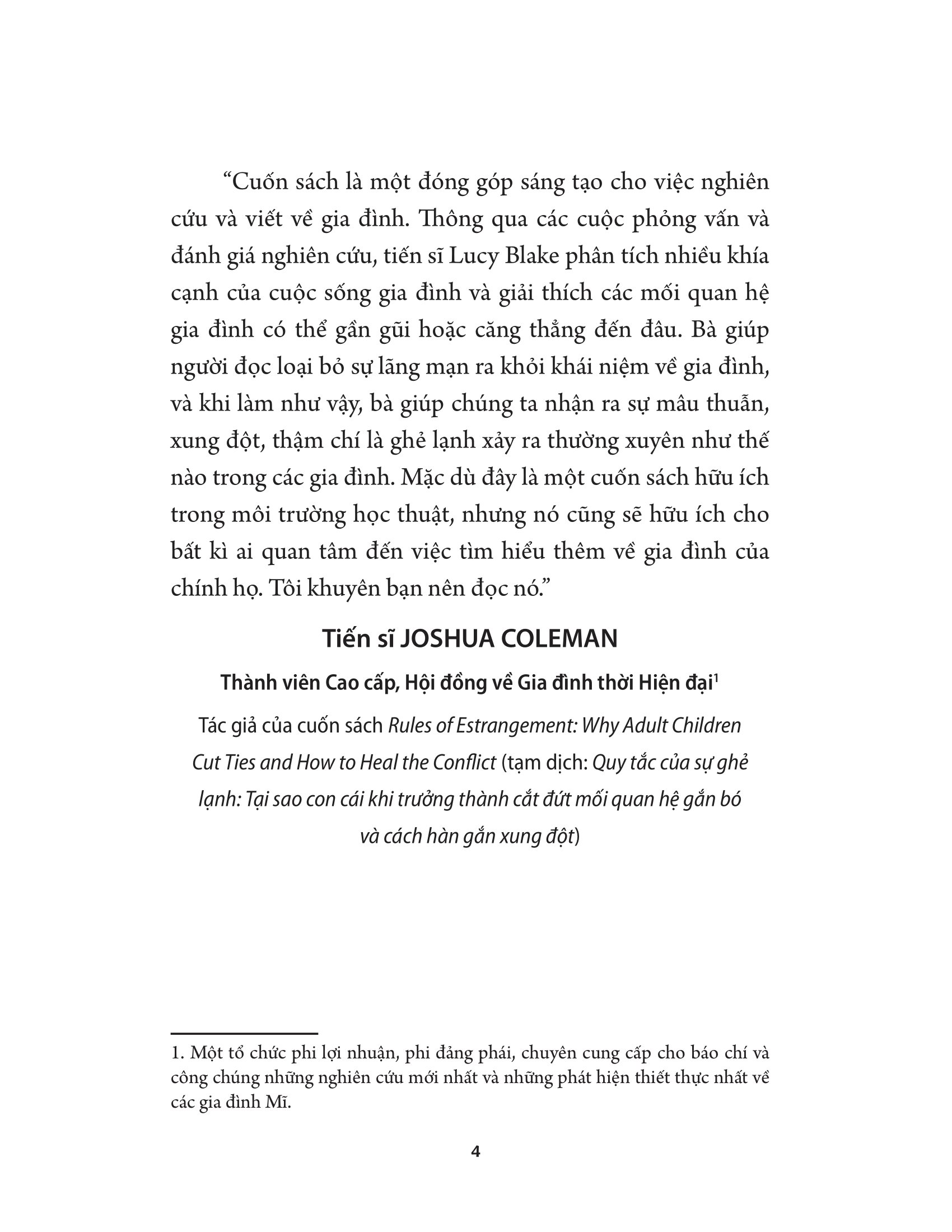 không gia đình nào hoàn hảo