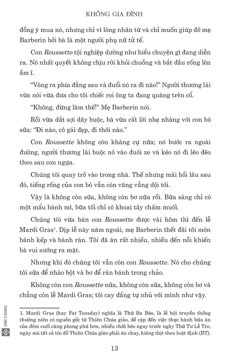 không gia đình (tái bản)