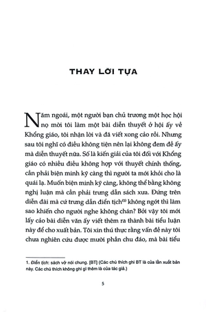 khổng giáo phê bình tiểu luận