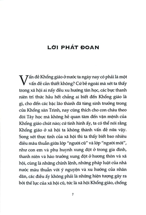 khổng giáo phê bình tiểu luận