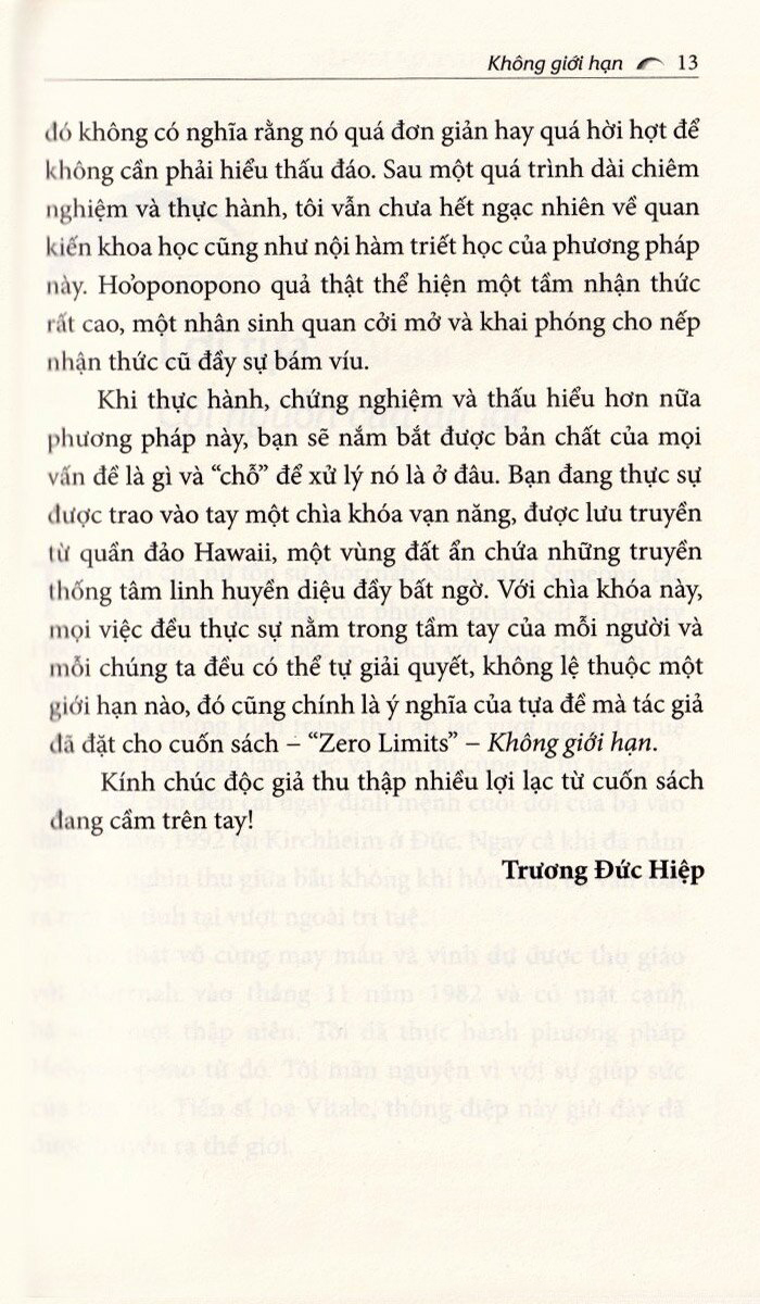 không giới hạn - khám phá ho'oponopono (tái bản 2023)