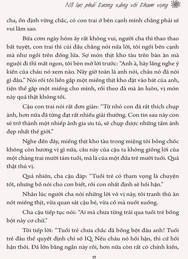 không nỗ lực đừng tham vọng (tái bản 2023)