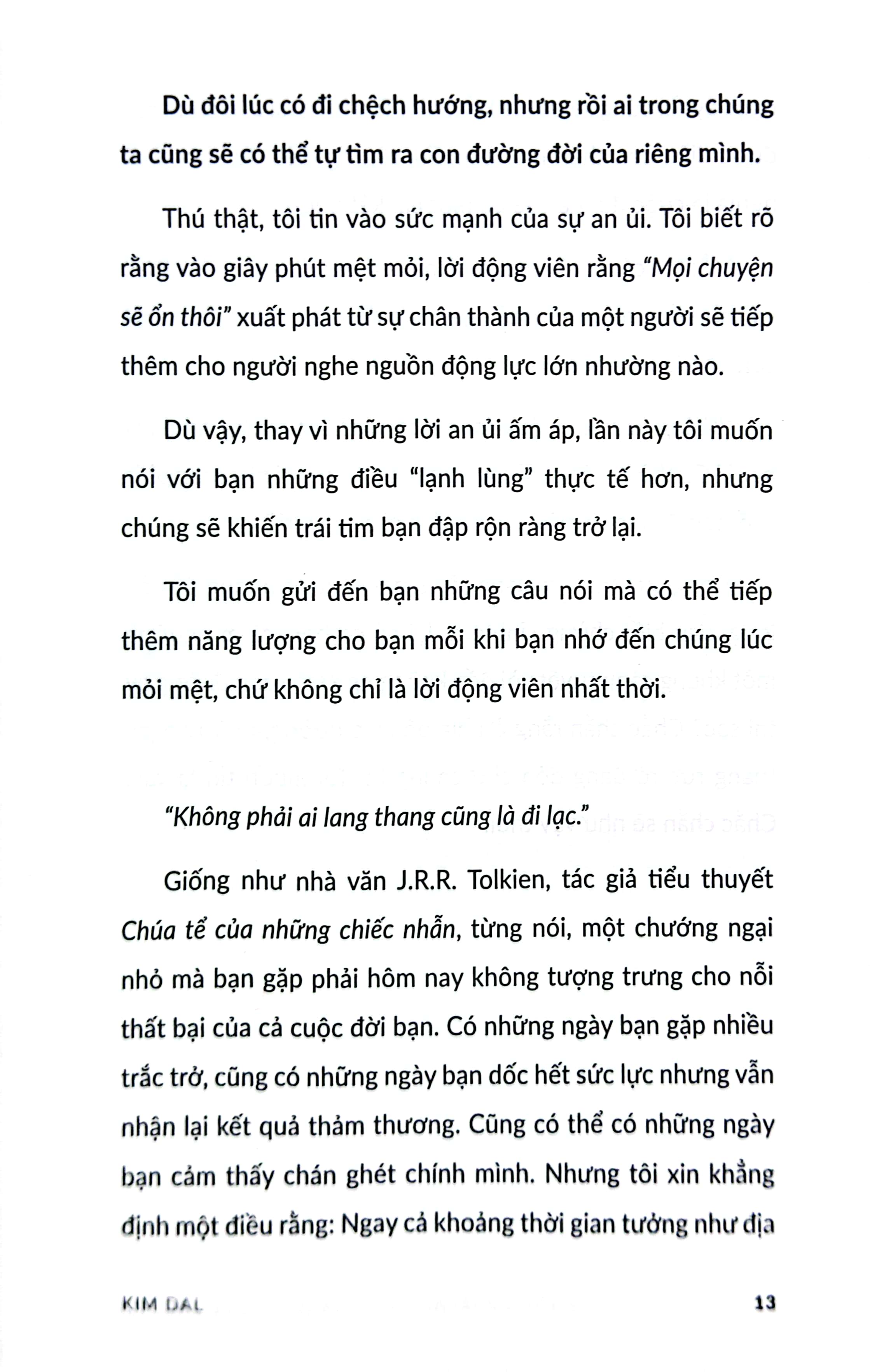 không phải ai lang thang cũng là đi lạc