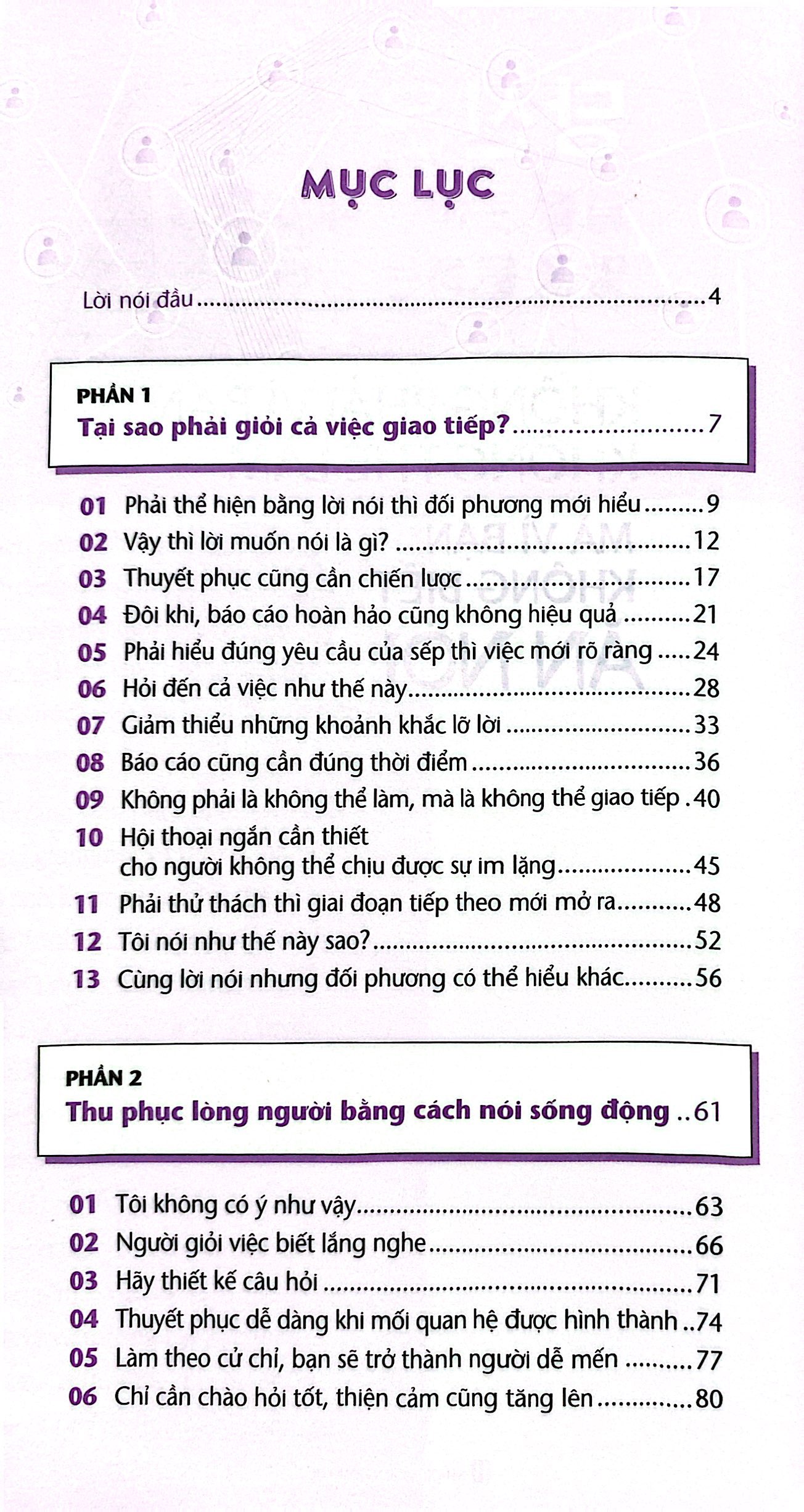 không phải vì bạn không thể làm mà vì bạn không biết ăn nói