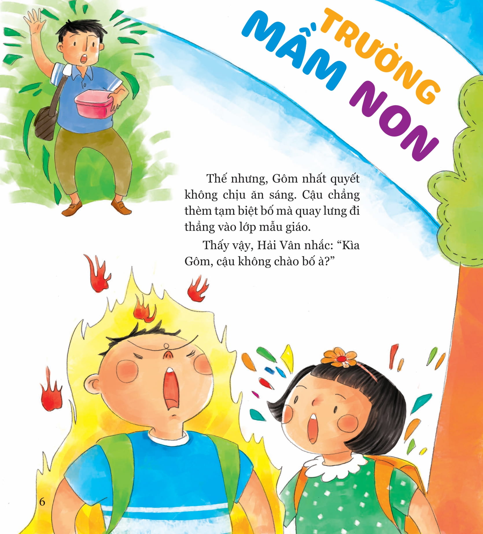 không sao đâu con! đón nhận lời nhắc nhở