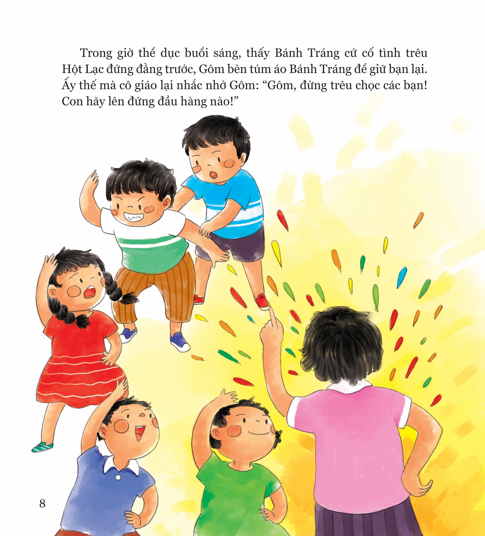 không sao đâu con! đón nhận lời nhắc nhở