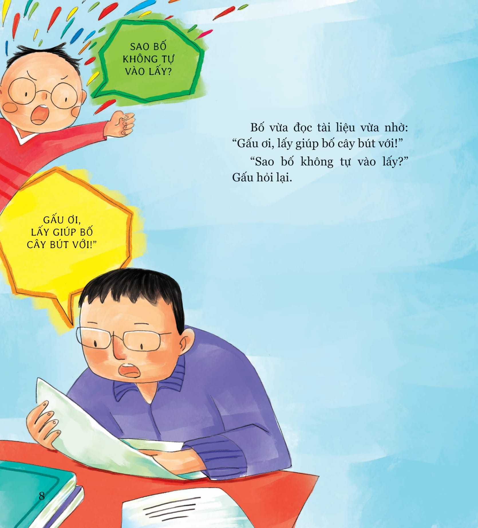 không sao đâu con! học ăn học nói