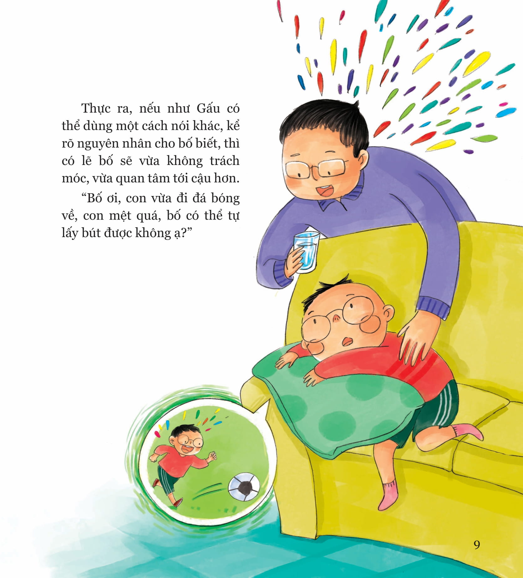 không sao đâu con! học ăn học nói