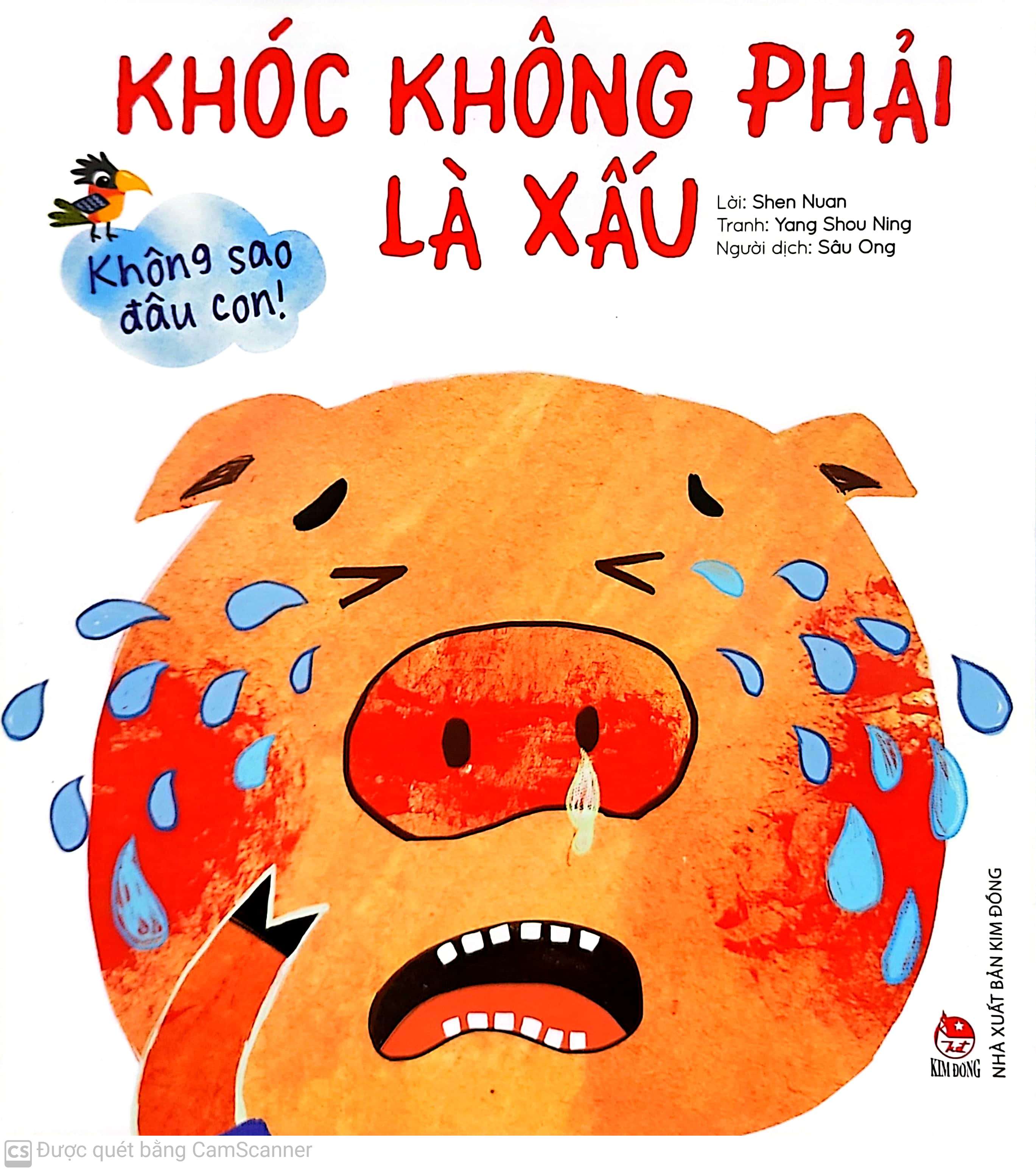 không sao đâu con! khóc không phải là xấu