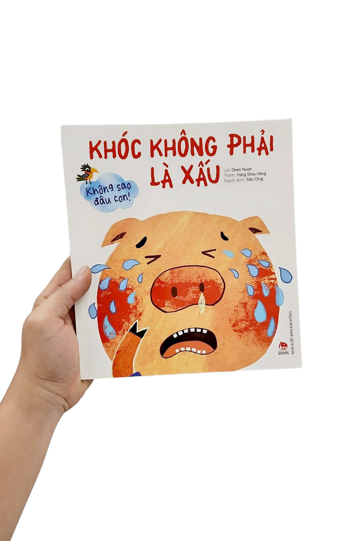 không sao đâu con! khóc không phải là xấu