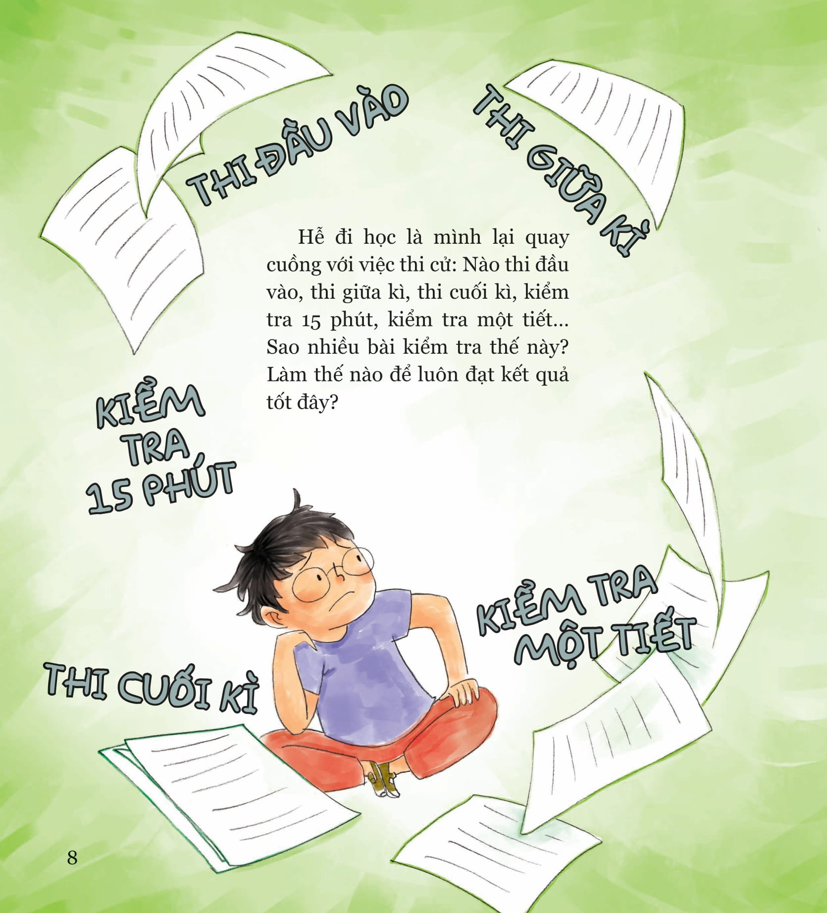 không sao đâu con! làm gì khi bị điểm kém?