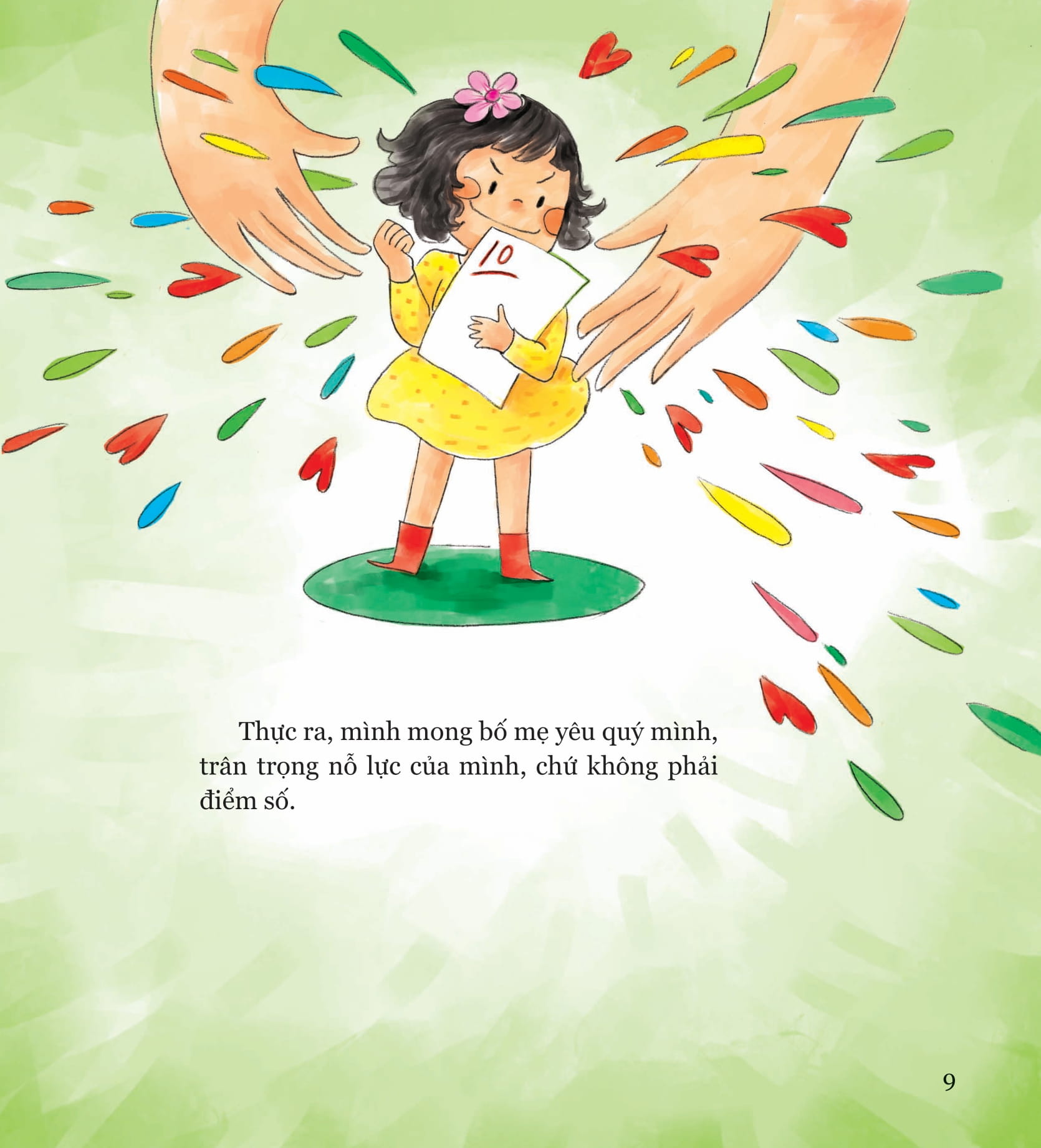 không sao đâu con! làm gì khi bị điểm kém?