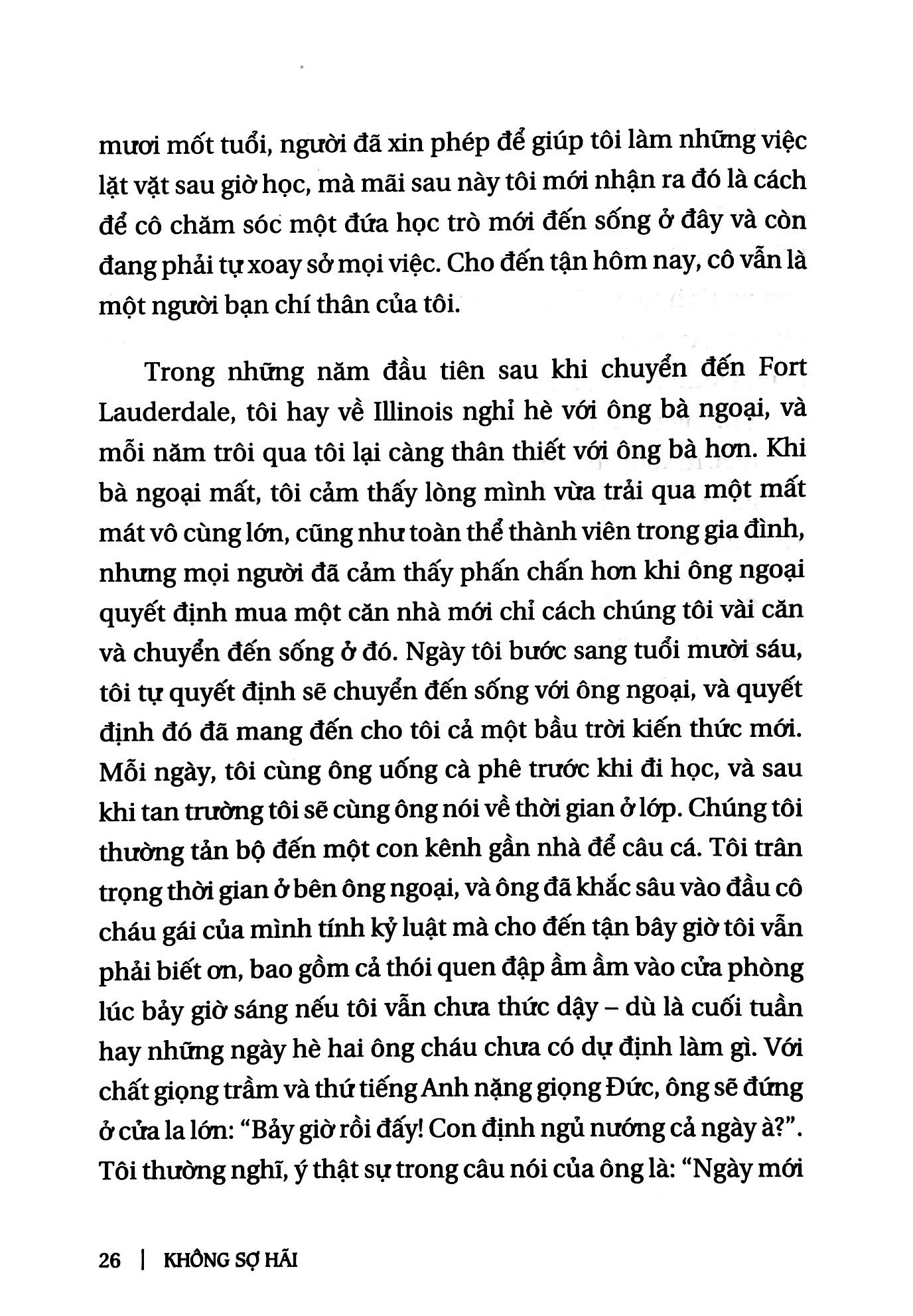 không sợ hãi - năm nguyên tắc kiến tạo một cuộc đời phi thường và ý nghĩa