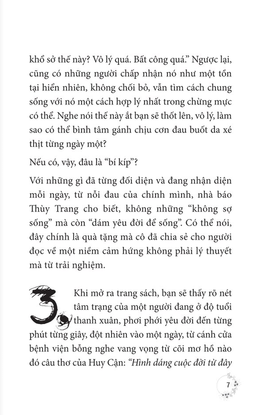không sợ sống - dám yêu đời mà sống