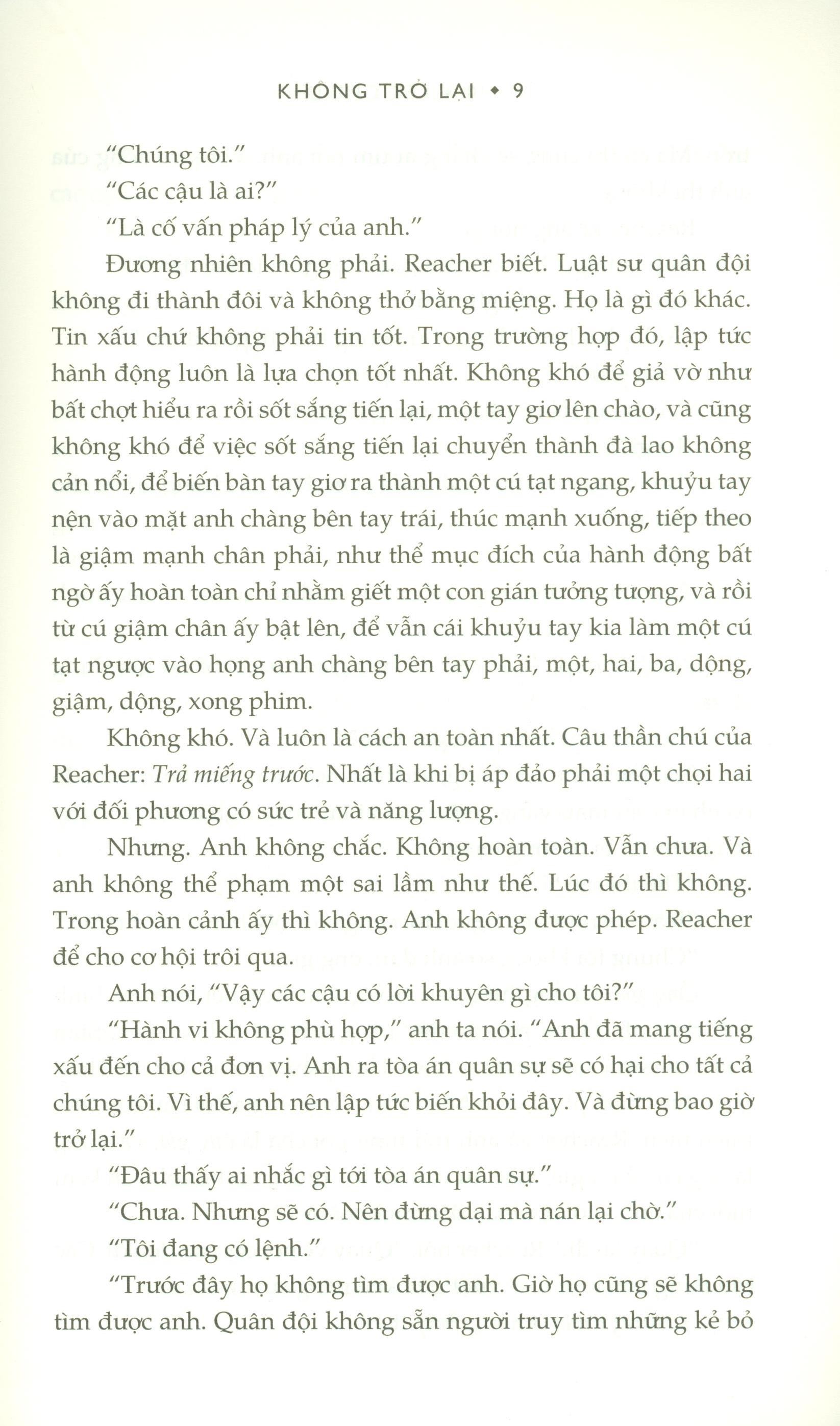 không trở lại