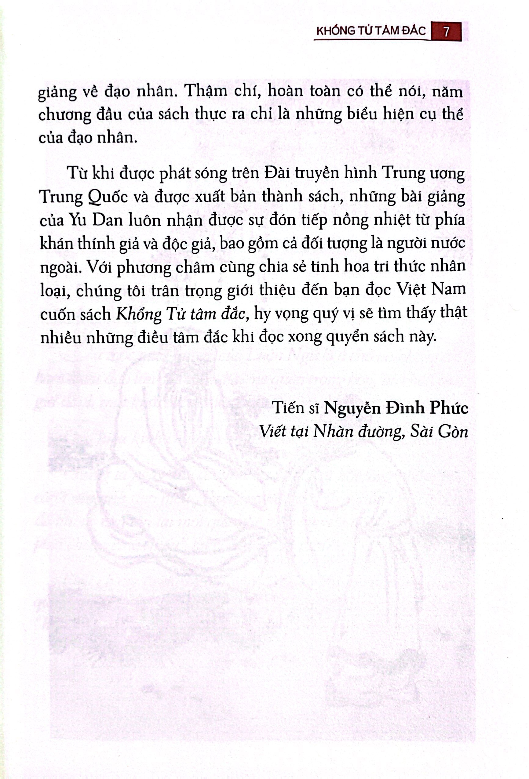 khổng tử tâm đắc (tái bản 2023)