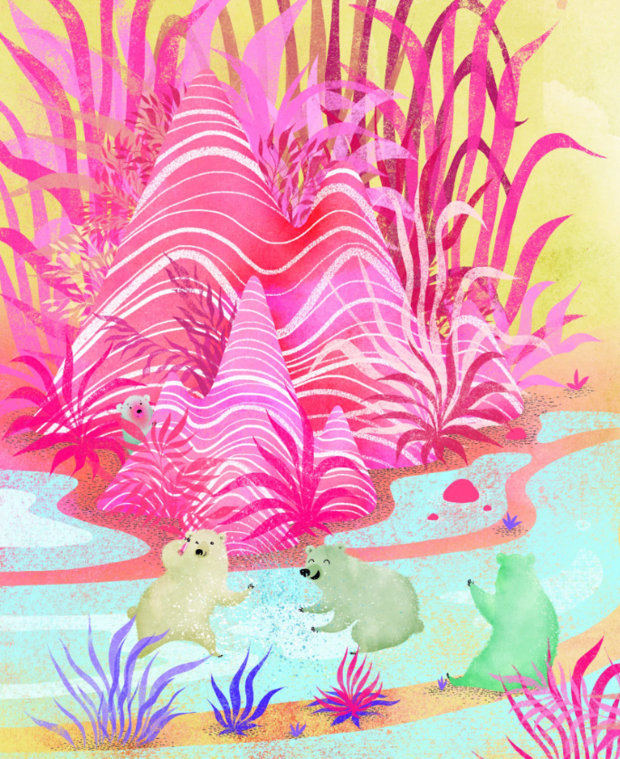 khu rừng cảm xúc - nhút nhát như gấu trắng