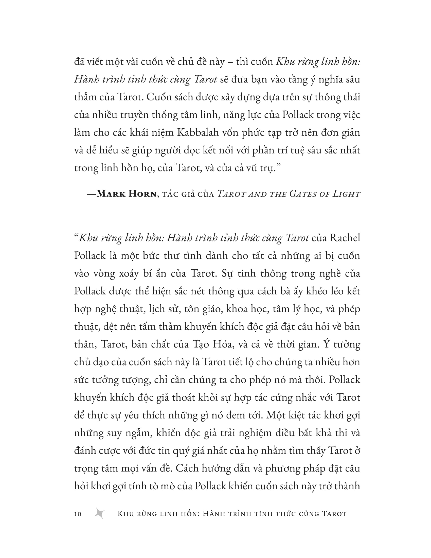 Khu Rung Linh Hon - Hanh Trinh Tinh Thuc Cung Tarot