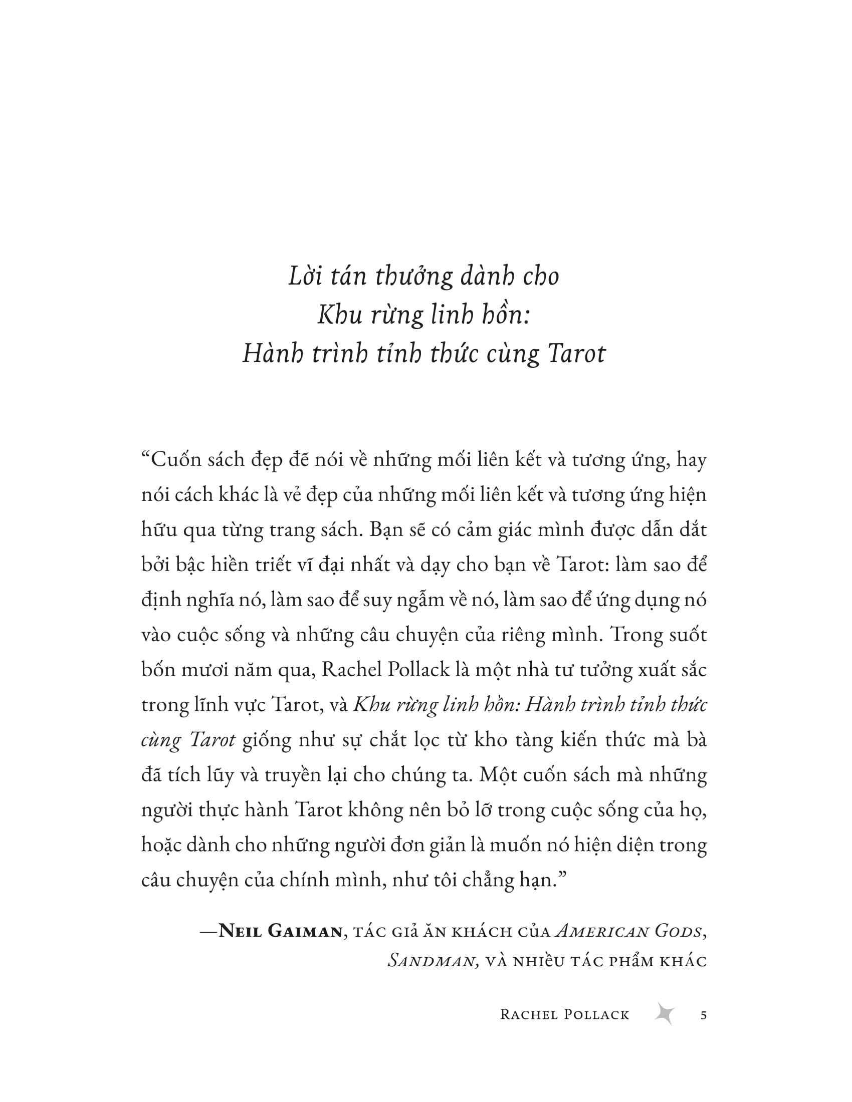 Khu Rung Linh Hon - Hanh Trinh Tinh Thuc Cung Tarot