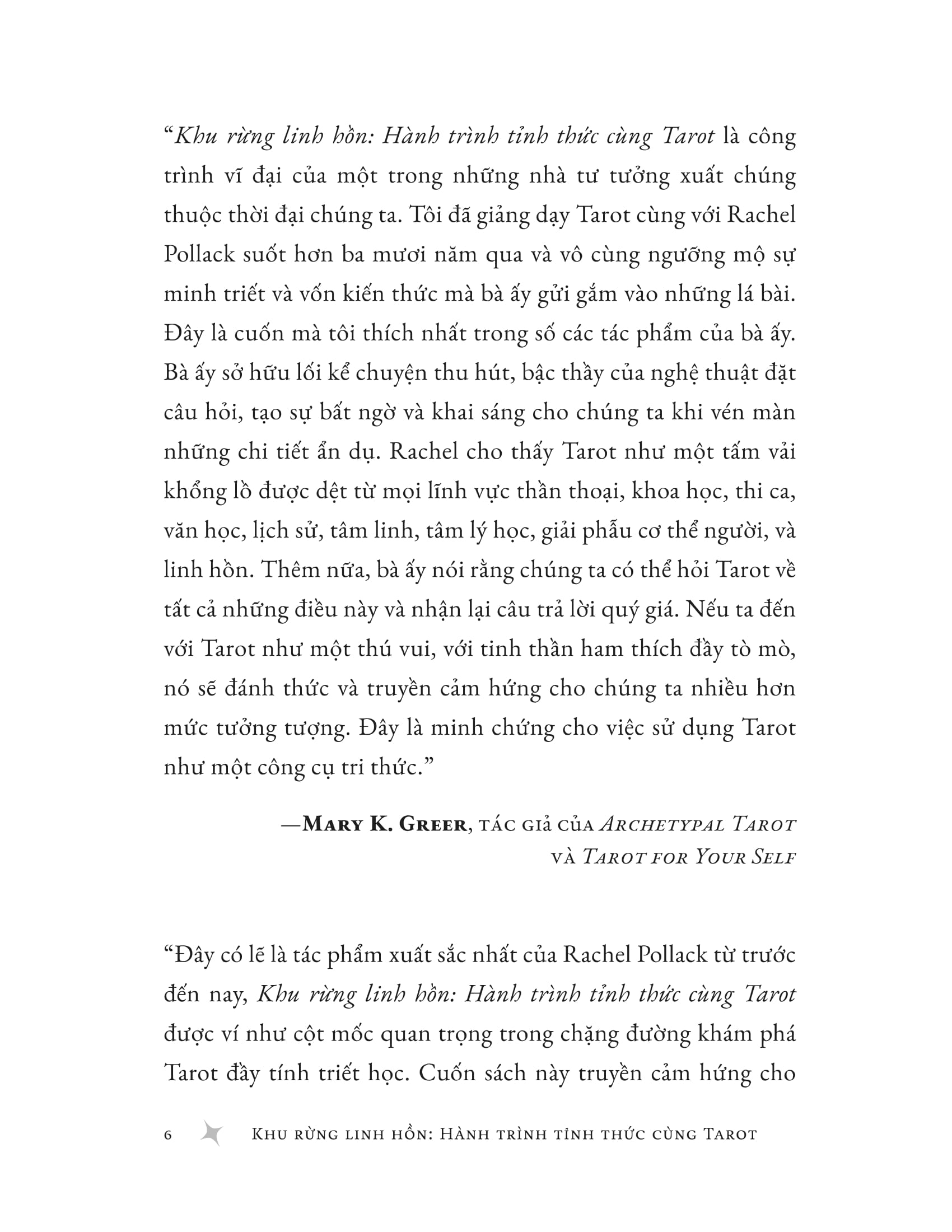 Khu Rung Linh Hon - Hanh Trinh Tinh Thuc Cung Tarot