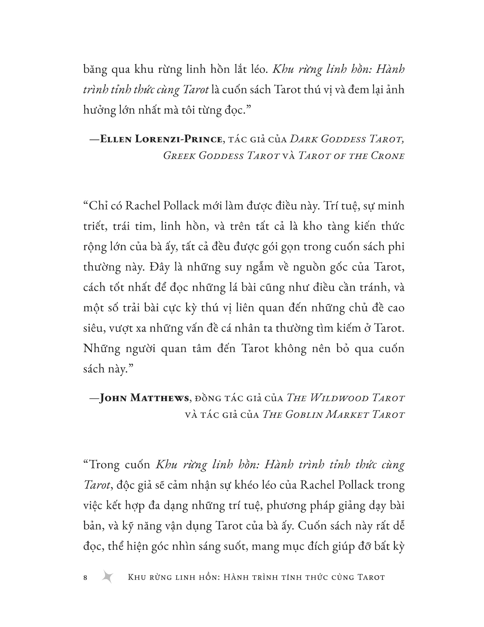 Khu Rung Linh Hon - Hanh Trinh Tinh Thuc Cung Tarot