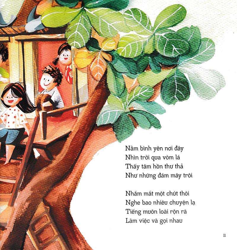 khu rừng trong thành phố (tranh màu)