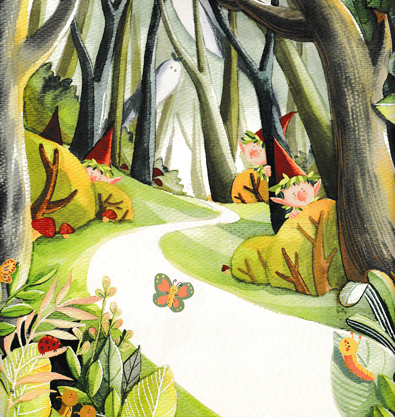 khu rừng trong thành phố (tranh màu)