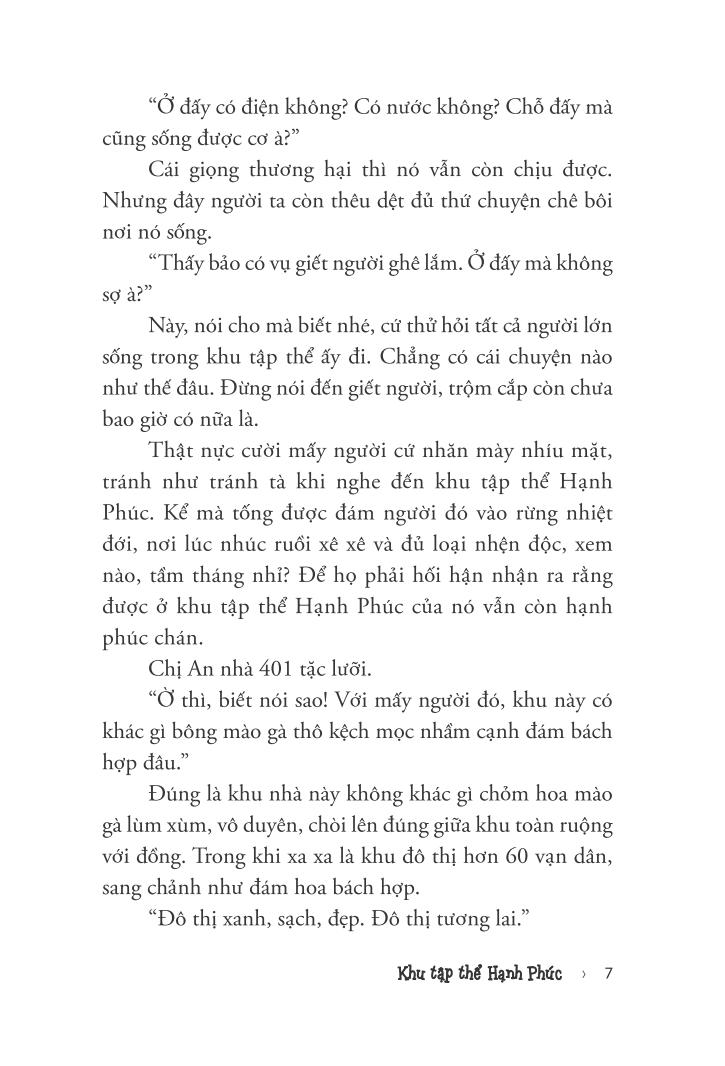 khu tập thể hạnh phúc